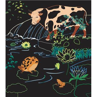 Ma pochette Fables de La Fontaine - Cartes à gratter et à colorier