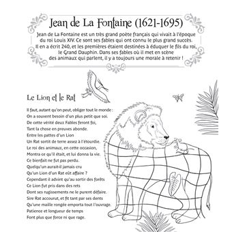 Ma pochette Fables de La Fontaine - Cartes à gratter et à colorier