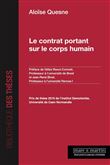 Le contrat portant sur le corps humain