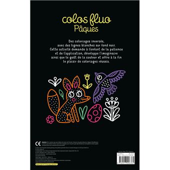 Colos fluo Pâques - avec un feutre multimines