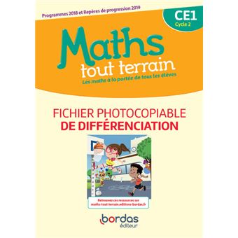 Maths tout terrain CE1 2020 Fichier photocopiable de différenciation