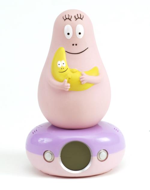 Horloge Numérique Barbapapa Avec Fonction Réveil Veilleuse Et Enceintes