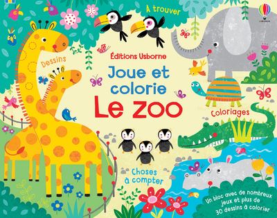 Le zoo - Joue et colorie