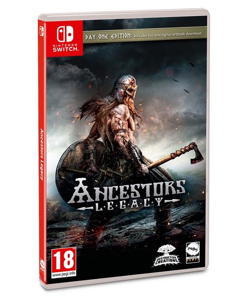 Pochette avant du jeu Ancestors Legacy Day One Edition Nintendo Switch