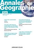 Annales de géographie - N° 731 1/2020 Varia