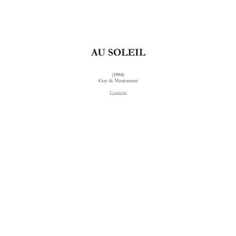 Au soleil