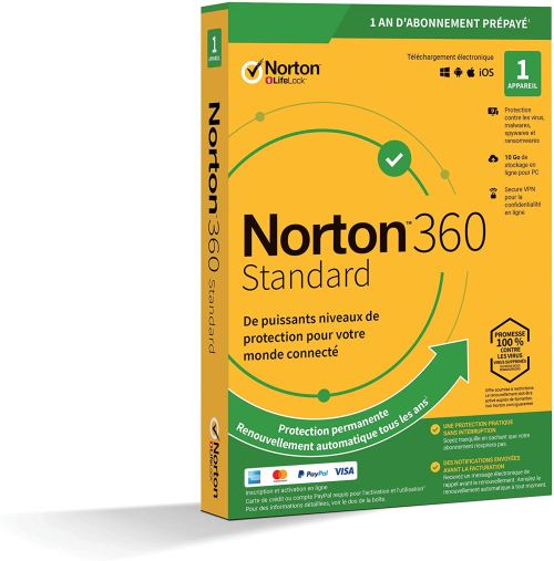 Norton 360 Standard 10GB 1 Gebruiker 1 Apparaat 1 Jaar Attach
