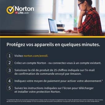 Norton 360 Standard - 1 Utilisateur, 1 Appareil, 10 Go De Stockage Cloud - Antivirus Et Sécurité Complète
