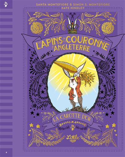 Les Lapins de la couronne d'Angleterre   La Carotte d'or - Kate Hindley - broché