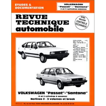 Revue technique automobile 457.1 VW Passat-Santana essence tous types (82/85)