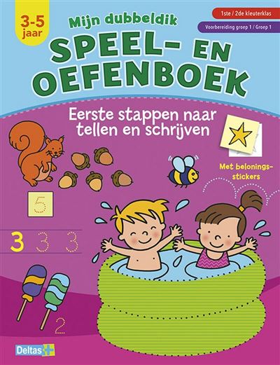 Mijn dubbeldik speel- en oefenboek (3-5 j.) - tellen en schrijven