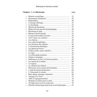 Bioénergie et Sciences Occultes
