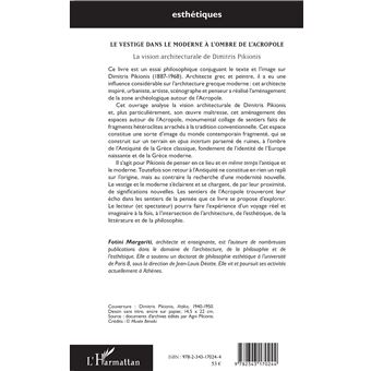 Le vestige dans le moderne à l'ombre de l'Acropole