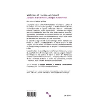 Violences et relations de travail