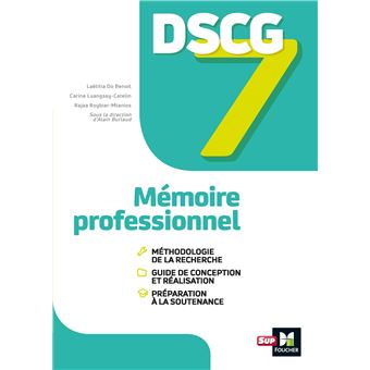 DSCG 7 - Mémoire professionnel - Manuel 2023-2024