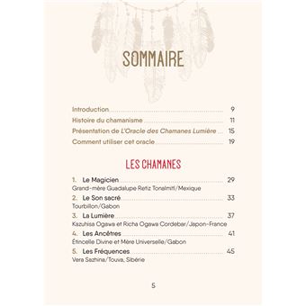 L'Oracle des chamanes Lumière