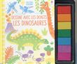 Dessine avec les doigts - Les dinosaures
