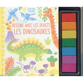 Dessine avec les doigts - Les dinosaures
