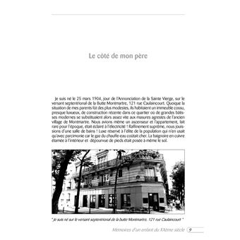 Mémoires d'un enfant du XXème siècle