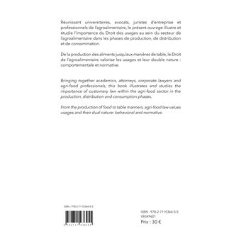 Valoriser les usages de l agroalimentaire