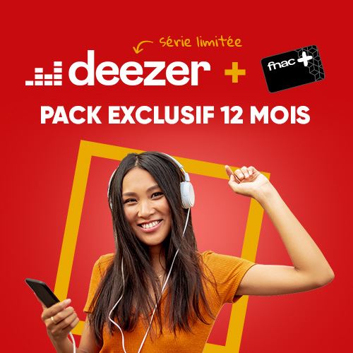 Carte Fnac+ & Deezer Premium 12 mois – Exclu web
