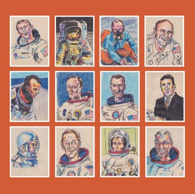 12 Astronauts Vinyle coloré