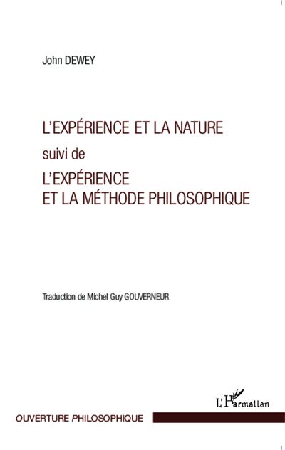 L'expérience et la nature