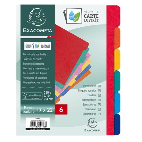 EXACPTA JEU 6 INTERCA 17X22 CARTE
