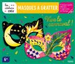Masques à gratter   Vive le carnaval !