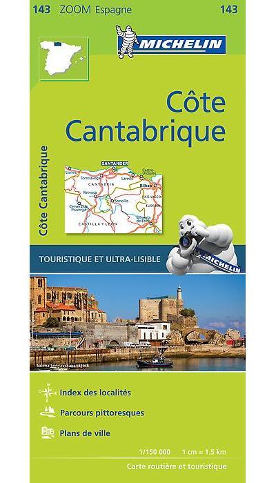 Côte Cantabrique Cartes Zoom Kaarten