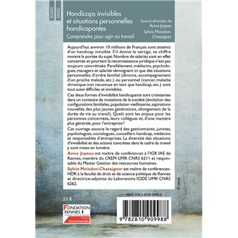 Handicaps invisibles et situations personnelles handicapantes