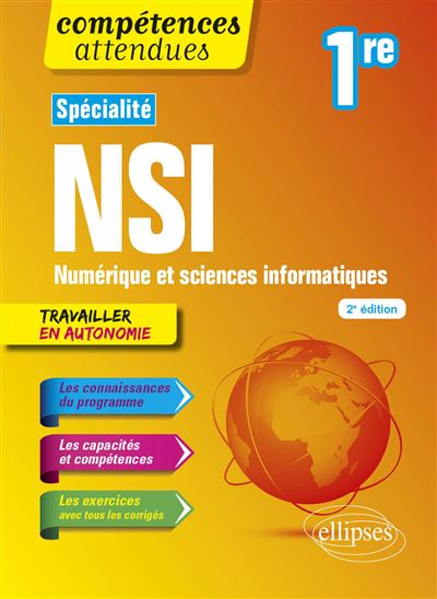 Spécialité numérique et sciences informatiques 1ère