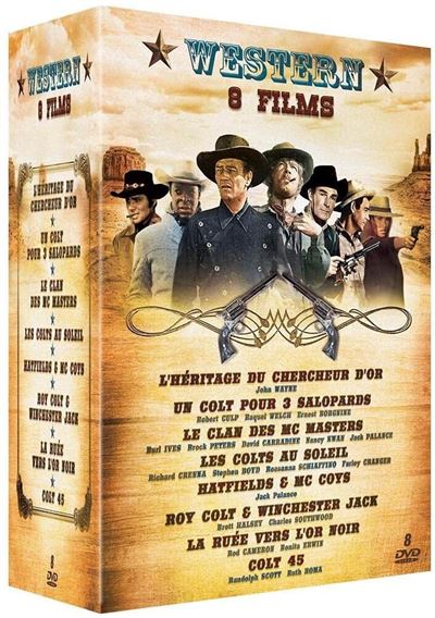Coffret Western 8 Films DVD