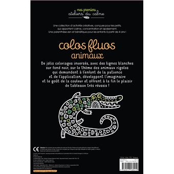 Colos fluos animaux -  avec un feutre multimines