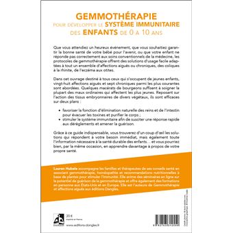 Gemmothérapie pour développer le système immunitaire des enfants de 0 à 10 ans