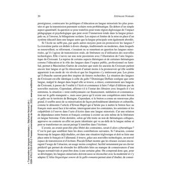 Transmettre les langues minorisées