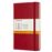 Carnet classique format moyen ligné Moleskine couverture rigide Rouge