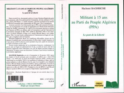 Militant à 15 ans au parti du peuple algérien