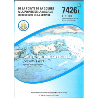 7426L De la Pointe de La Coubre à la Pointe Négade Echelle 1 50 000