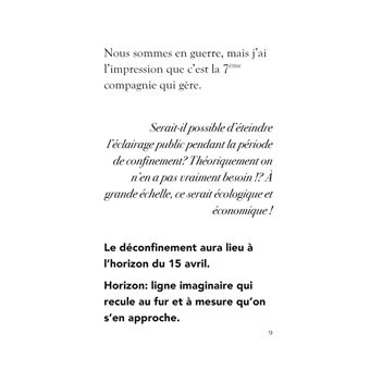 Brèves de confinés