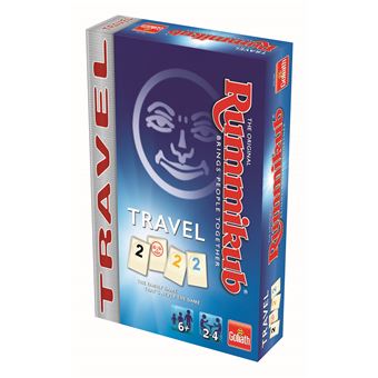 Goliath Rummikub Compact Reisedition, Jeu de Voyage à partir de 6 ans, Jeu de Compagnon pour 2 à 4 Joueurs
