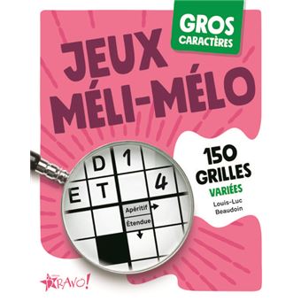 Gros caractères Jeux Méli-mélo