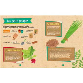 Silence ça pousse je fais mon potager - coffret avec accessoires