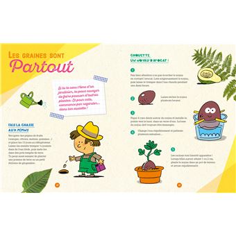 Silence ça pousse je fais mon potager - coffret avec accessoires