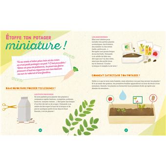 Silence ça pousse je fais mon potager - coffret avec accessoires