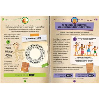 Enquête mystère - Le secret des pyramides