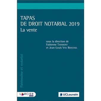 Tapas de droit notarial 2019