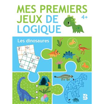 Mes premiers jeux de logique 4+ Les dinosaures