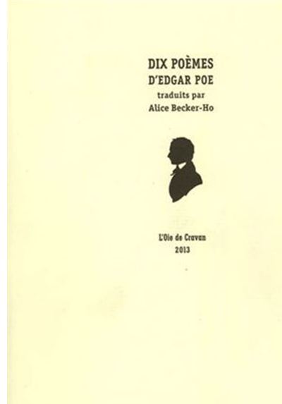 Dix poèmes d'Egdar Poe
