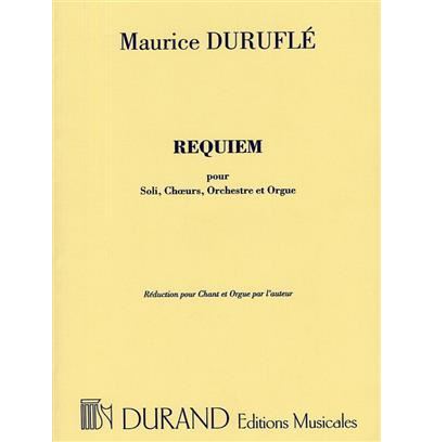Requiem opus 9 pour soliste, choeurs, orchestre